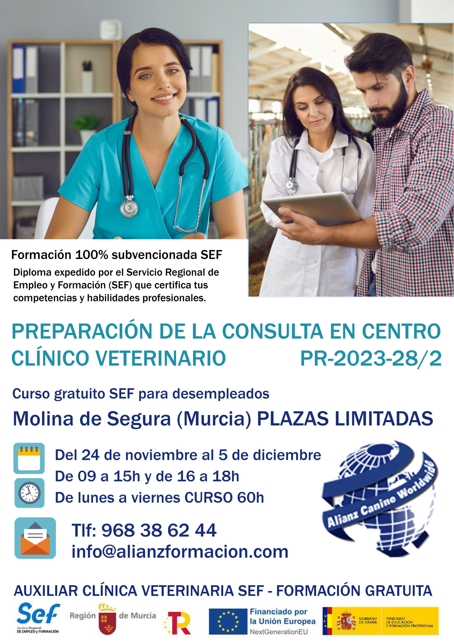 ser auxiliar veterinario