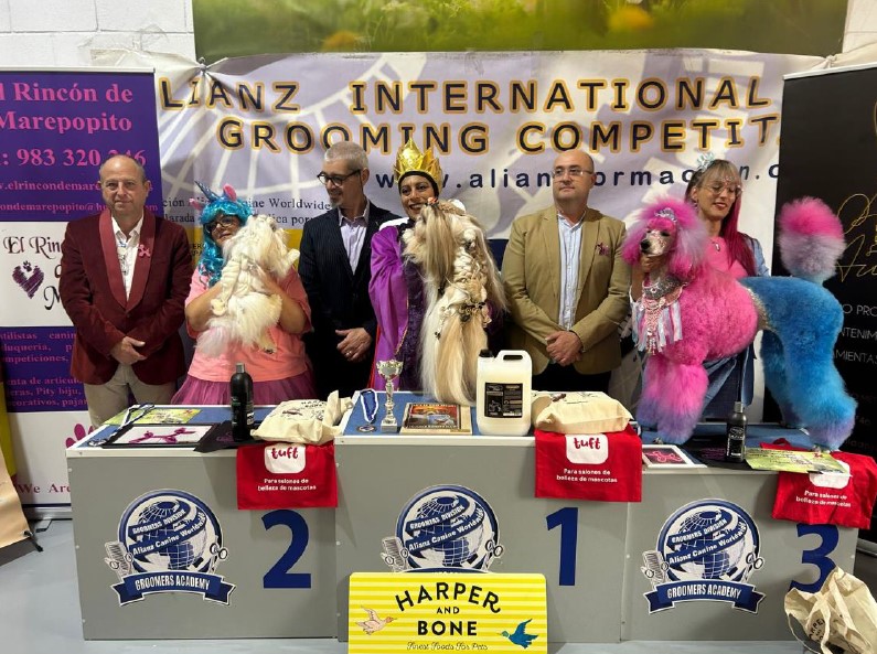 Resultado Campeonato pelqueurái canina Marepopito 2024 clase creativo y penteados