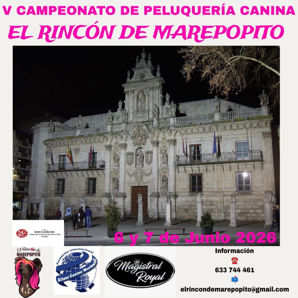 PÓDIUMS CAMPEONATO DE PELUQUERÍA CANINA DE VALLADOLID 2026